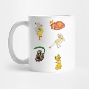 Cute Animals Selection Pack Mug